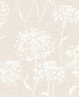 Brewster Home Fashions Carolyn Cream Dandelion Wallpaper