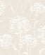 Brewster Home Fashions Carolyn Cream Dandelion Wallpaper
