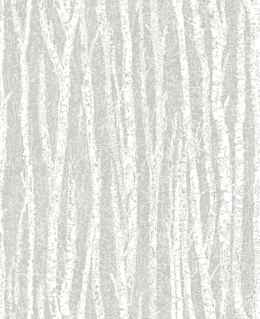 Brewster Home Fashions Toyon Birch Tree Taupe Wallpaper