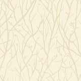 Brewster Home Fashions Kaden Champagne Branches Wallpaper