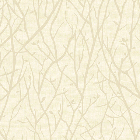 Brewster Home Fashions Kaden Champagne Branches Wallpaper