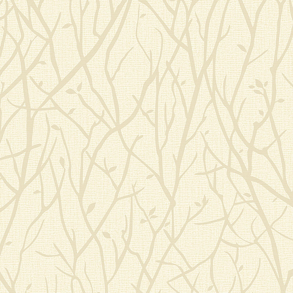 Brewster Home Fashions Kaden Champagne Branches Wallpaper