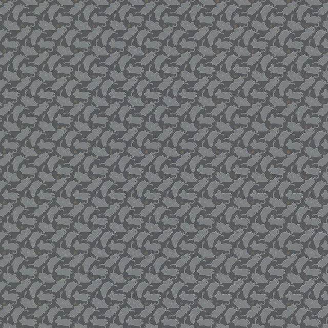 Brewster Home Fashions Moomintroll Dark Grey Novelty Wallpaper