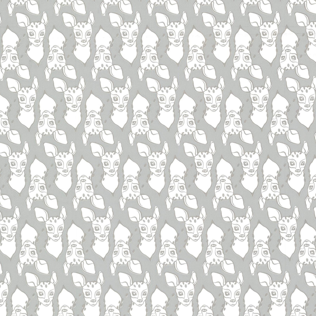 Brewster Home Fashions Oh Deer Grey Animal Wallpaper