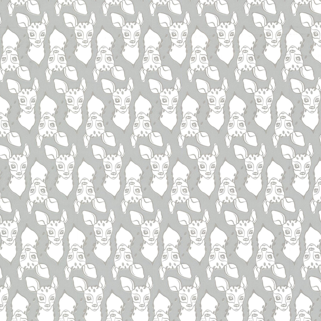 Brewster Home Fashions Oh Deer Animal Grey Wallpaper