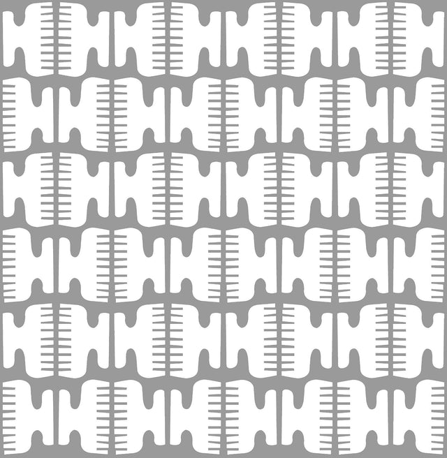 Brewster Home Fashions Grey Shift Peel & Stick Wallpaper