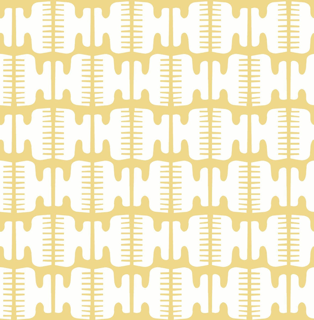 Brewster Home Fashions Yellow Shift Peel & Stick Wallpaper