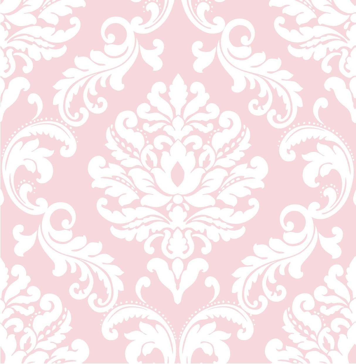 Brewster Home Fashions Pink Ariel Peel & Stick Wallpaper