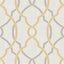 Brewster Home Fashions Sausalito Taupe/Yellow Peel & Stick Wallpaper