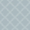 Brewster Home Fashions Slate Blue Quatrefoil Peel & Stick Wallpaper