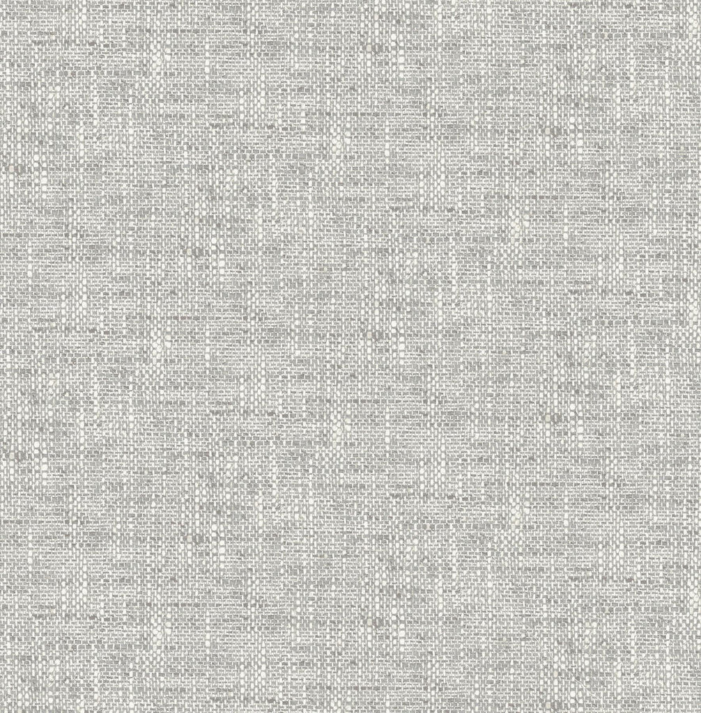 Brewster Home Fashions Grey Poplin Texture Peel & Stick Wallpaper