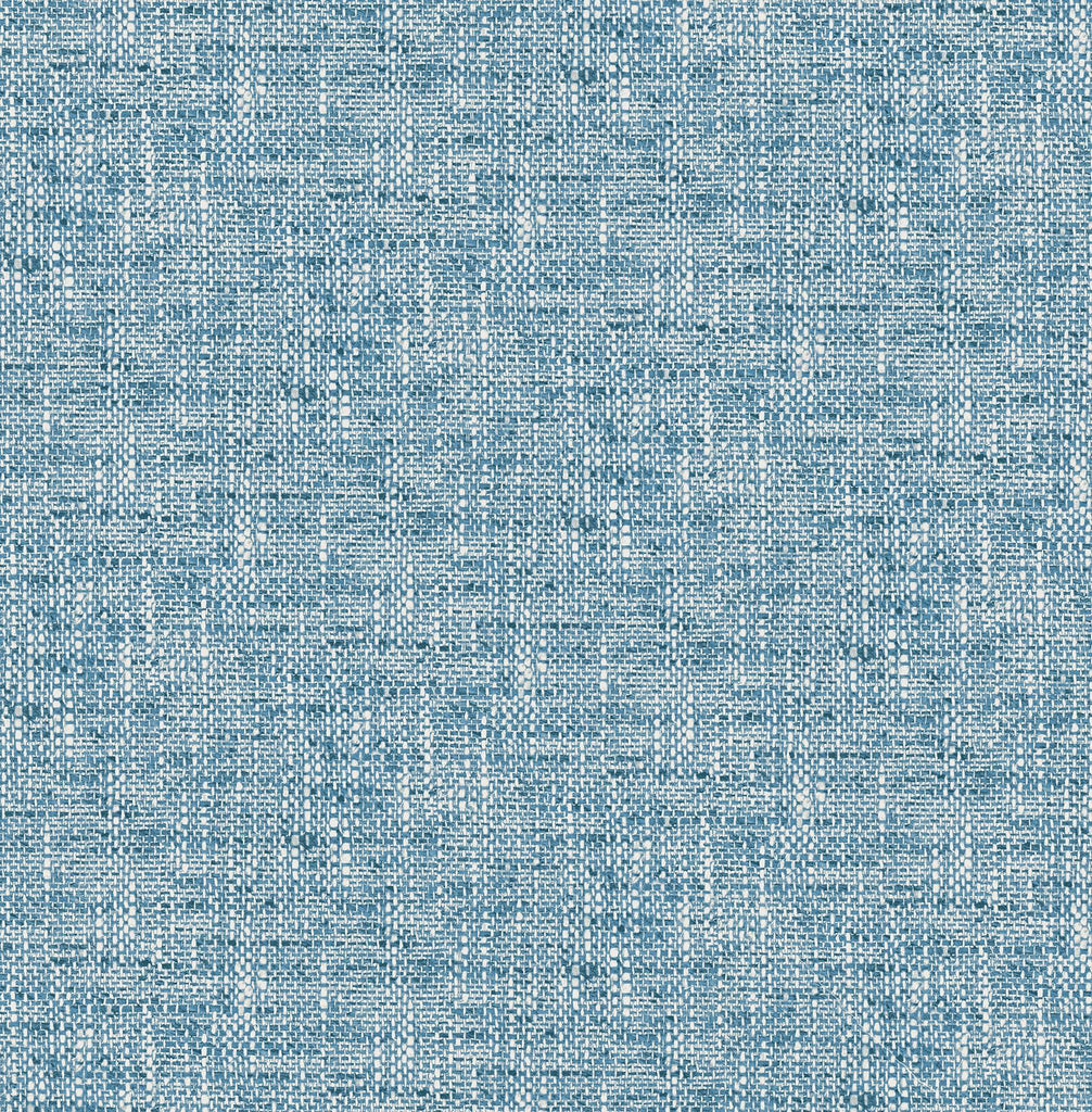 Brewster Home Fashions Navy Poplin Texture Peel & Stick Wallpaper