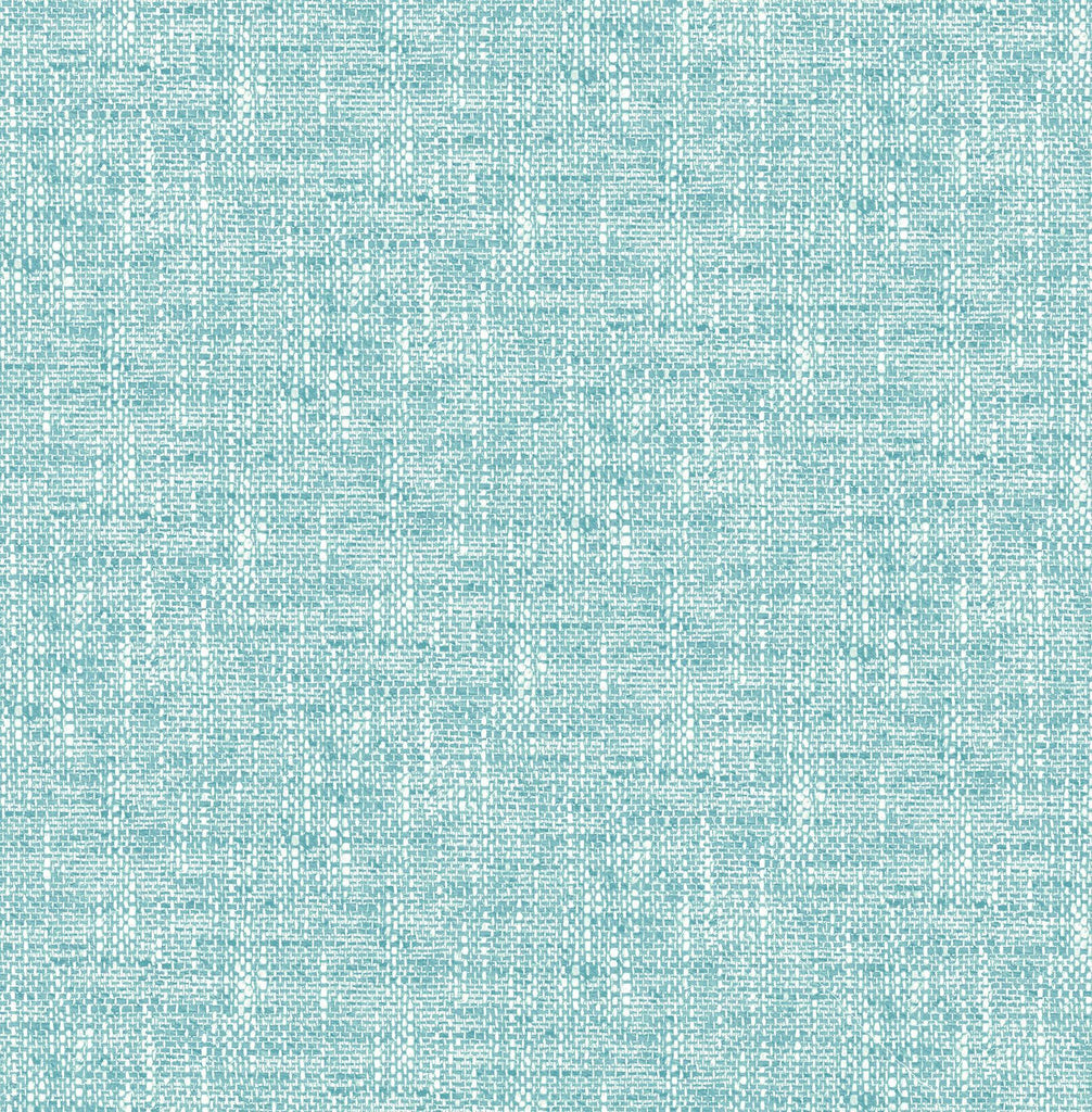 Brewster Home Fashions Aqua Poplin Texture Peel & Stick Wallpaper