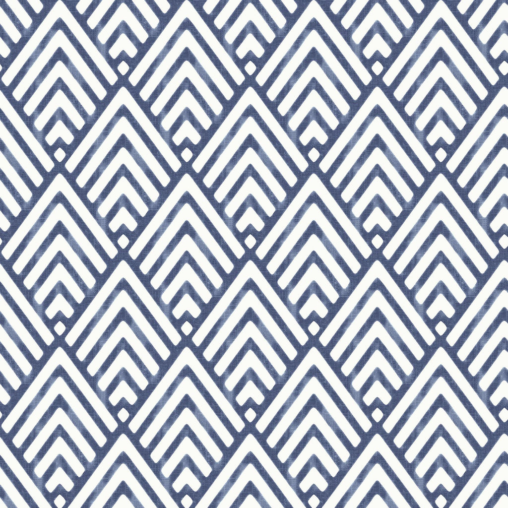 Brewster Home Fashions Arrowhead Peel & Stick Deep Blue Wallpaper