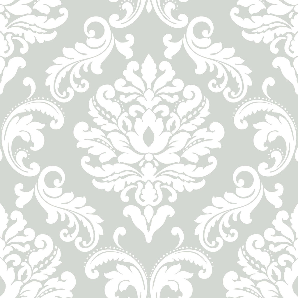 Brewster Home Fashions Ariel Peel & Stick Grey Wallpaper