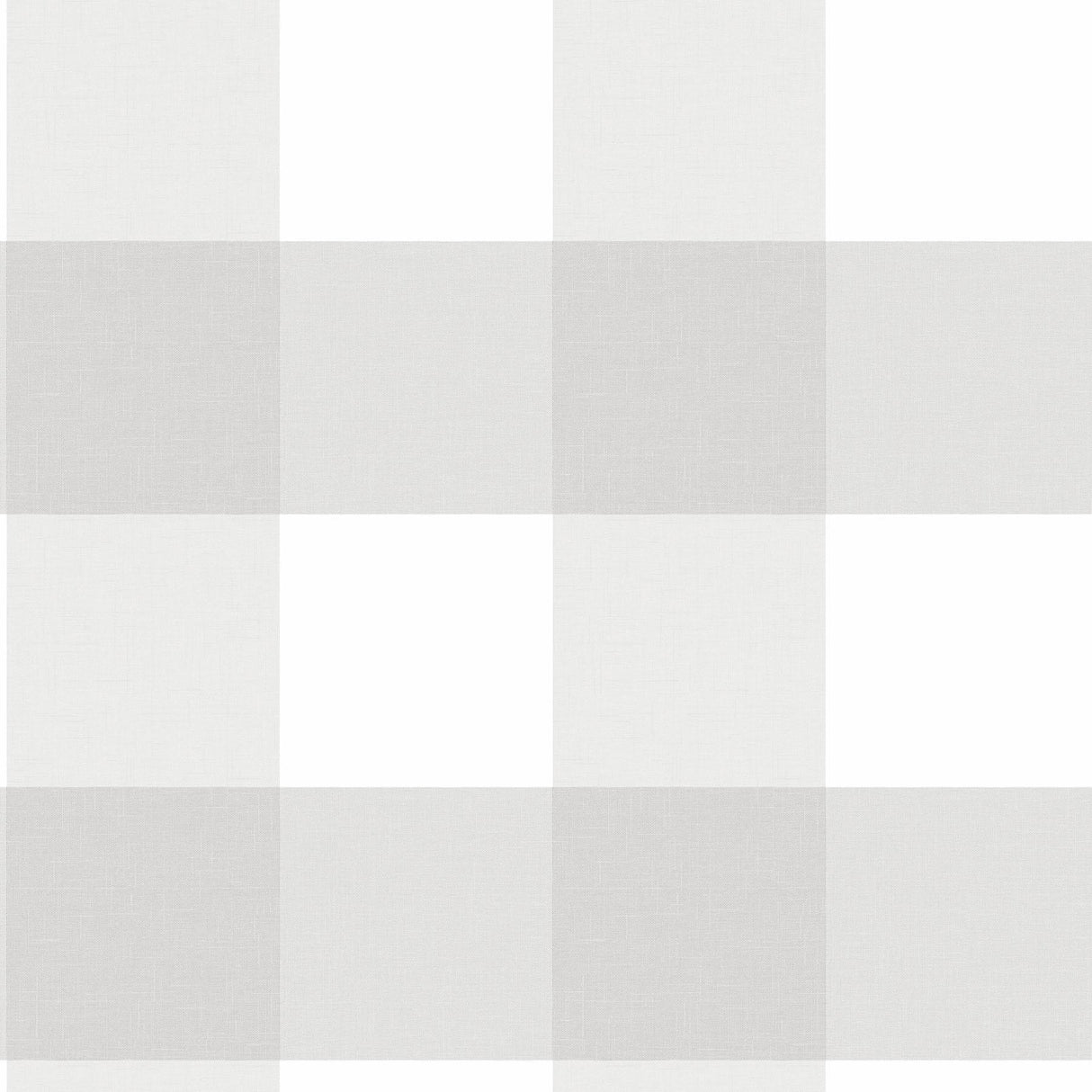 Brewster Home Fashions Farmhouse Plaid Peel & Stick Grey Wallpaper