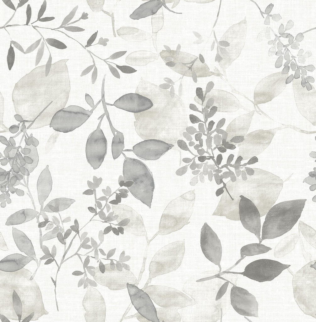 Brewster Home Fashions Grey Breezy Peel & Stick Wallpaper