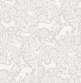 Brewster Home Fashions Grey Merriment Peel & Stick Wallpaper