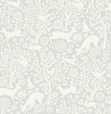 Brewster Home Fashions Merriment Peel & Stick Grey Wallpaper