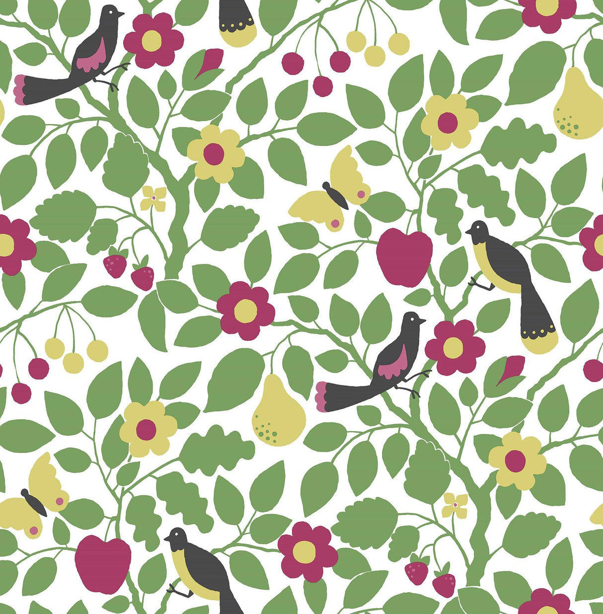 Brewster Home Fashions Green Paradisus Peel & Stick Wallpaper