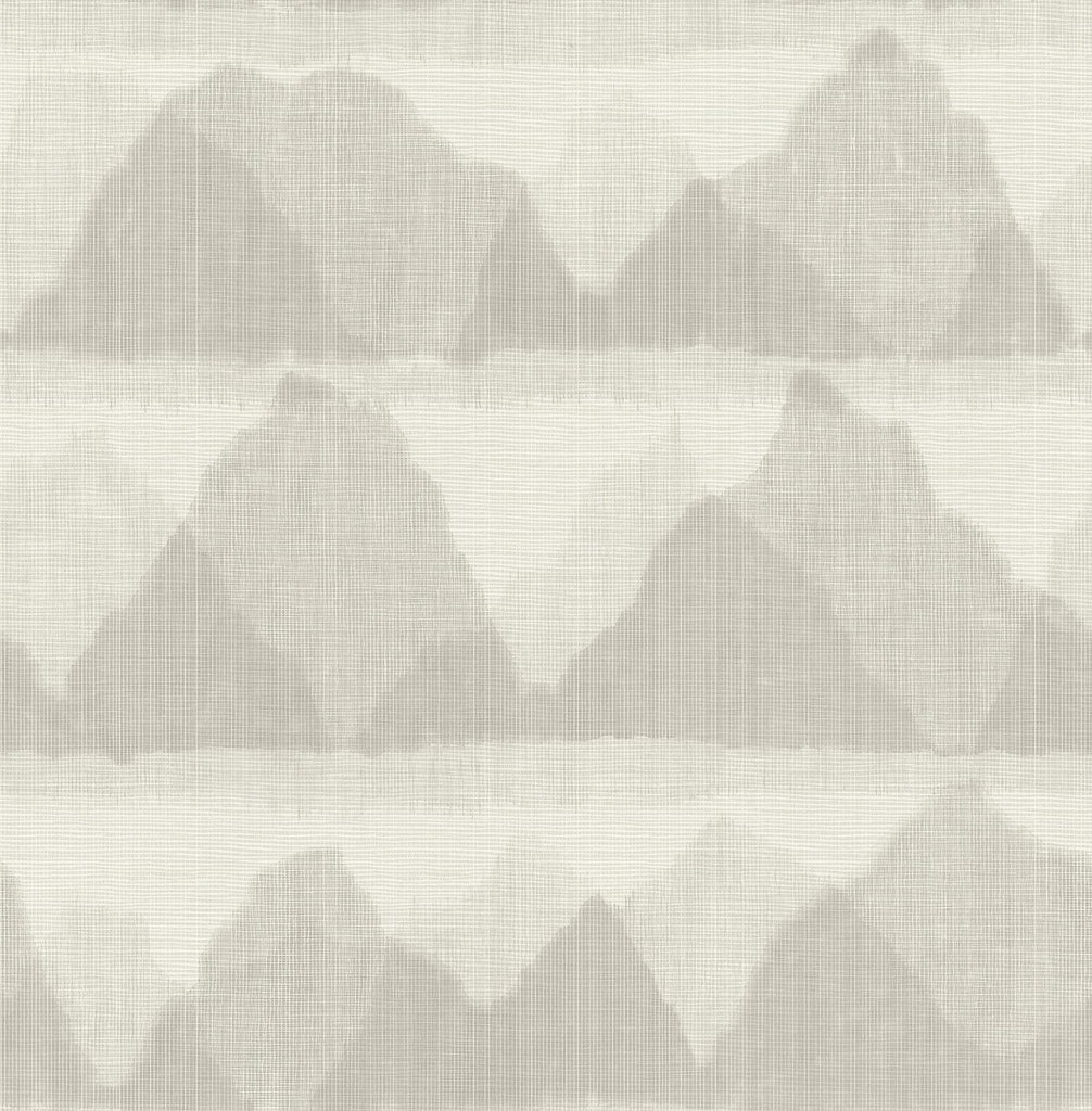 Brewster Home Fashions Taupe Mountain Peak Peel & Stick String Wallpaper
