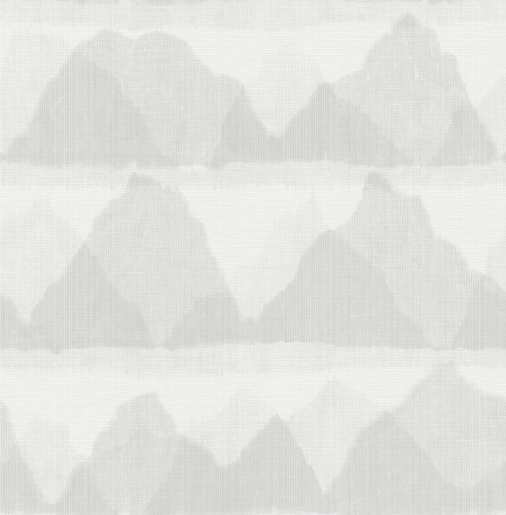 Brewster Home Fashions Mountain Peak Peel & Stick String Grey Wallpaper