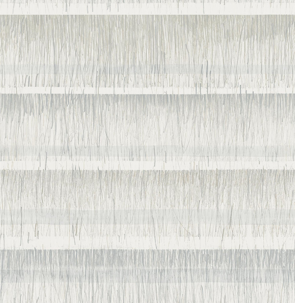 Brewster Home Fashions Grey Dhurrie Peel & Stick String Wallpaper