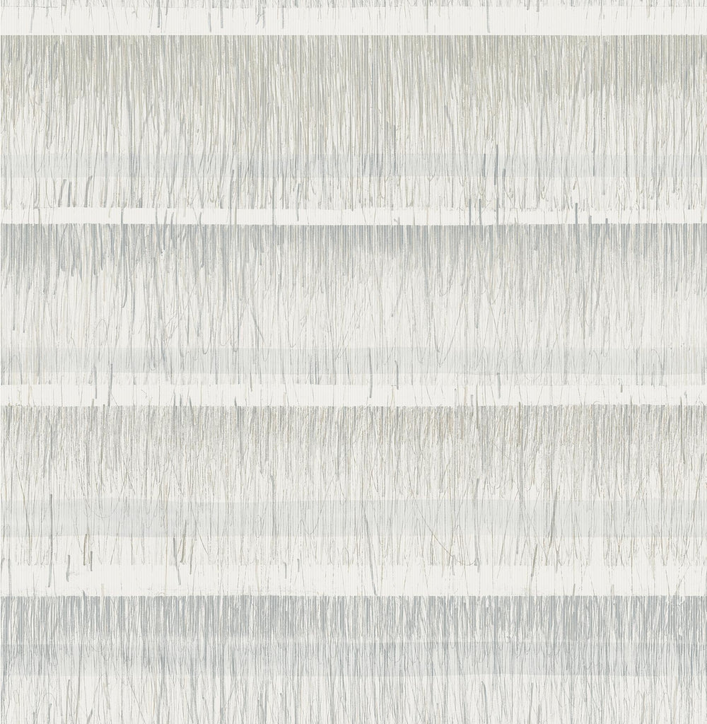 Brewster Home Fashions Dhurrie Peel & Stick String Grey Wallpaper