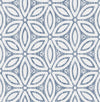 Brewster Home Fashions Blue Hepatica Petal Peel & Stick String Wallpaper