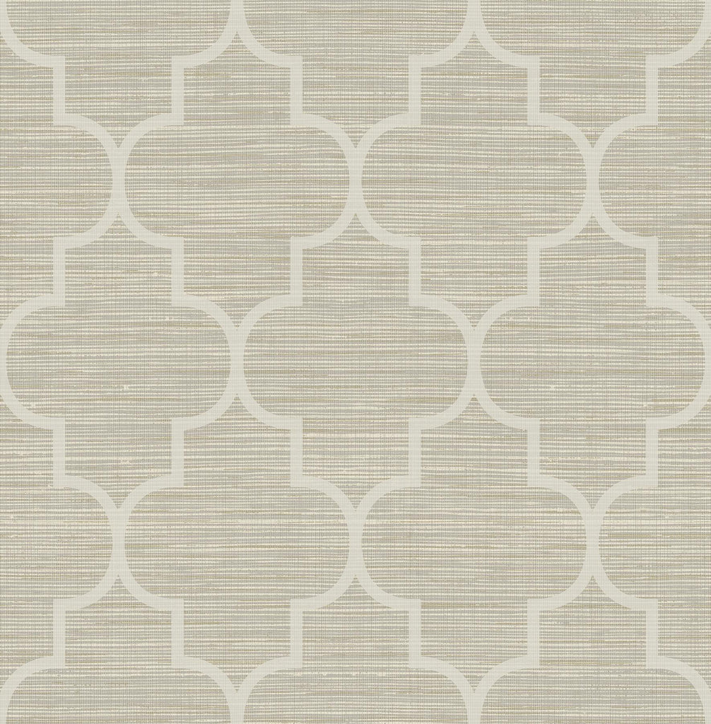 Brewster Home Fashions Taupe Hudson Peel & Stick String Wallpaper