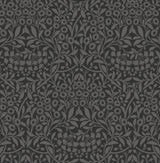 Brewster Home Fashions Charcoal Darcy Peel & Stick Wallpaper