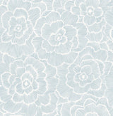 Brewster Home Fashions Blue Saraya Peel & Stick Wallpaper