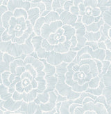 Brewster Home Fashions Saraya Peel & Stick Blue Wallpaper