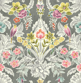 Brewster Home Fashions Grey Summer Love Peel & Stick Wallpaper