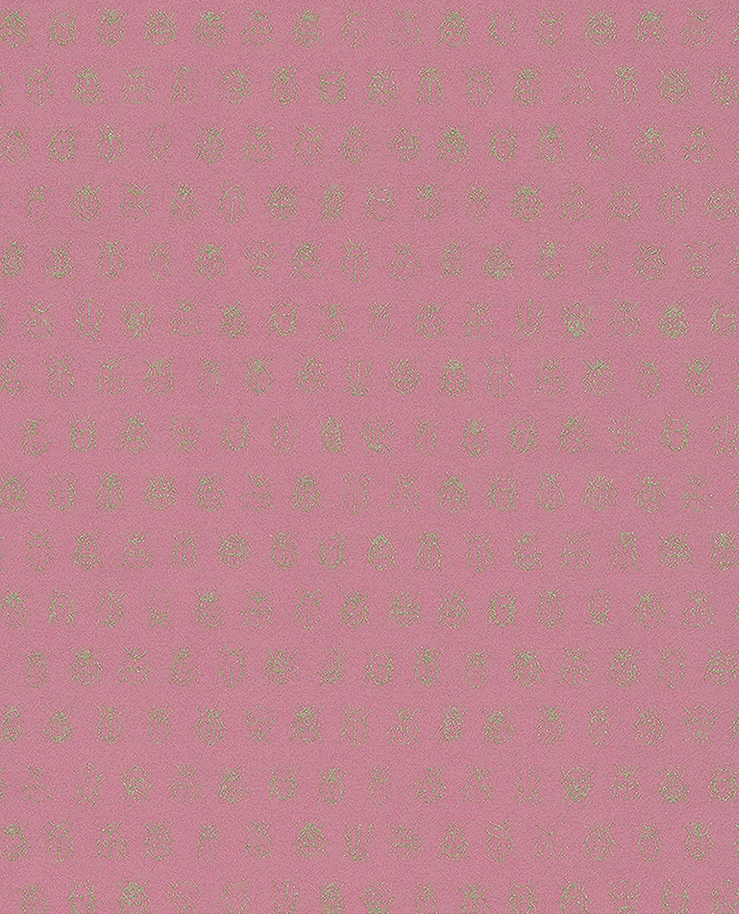 Brewster Home Fashions Flikker Pink Beetle Wallpaper