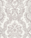 Brewster Home Fashions Grillig Taupe Damask Wallpaper