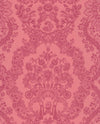 Brewster Home Fashions Grillig Red Damask Wallpaper