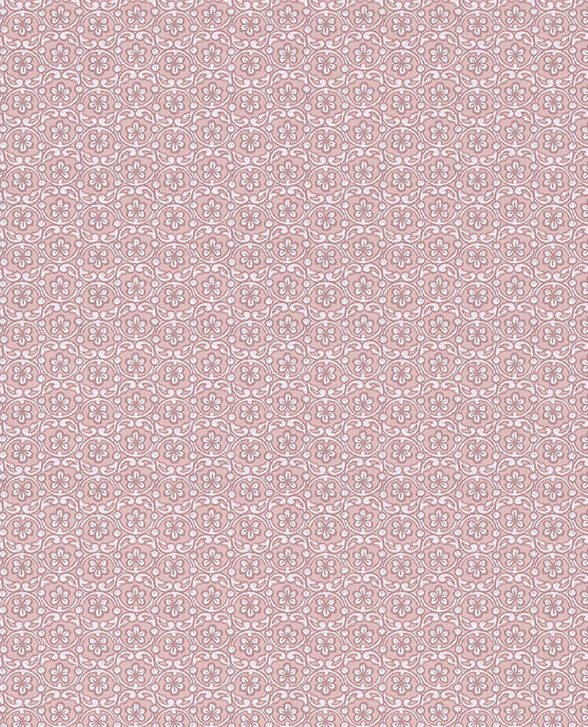 Brewster Home Fashions Lotte Floral Geometric Rose Wallpaper