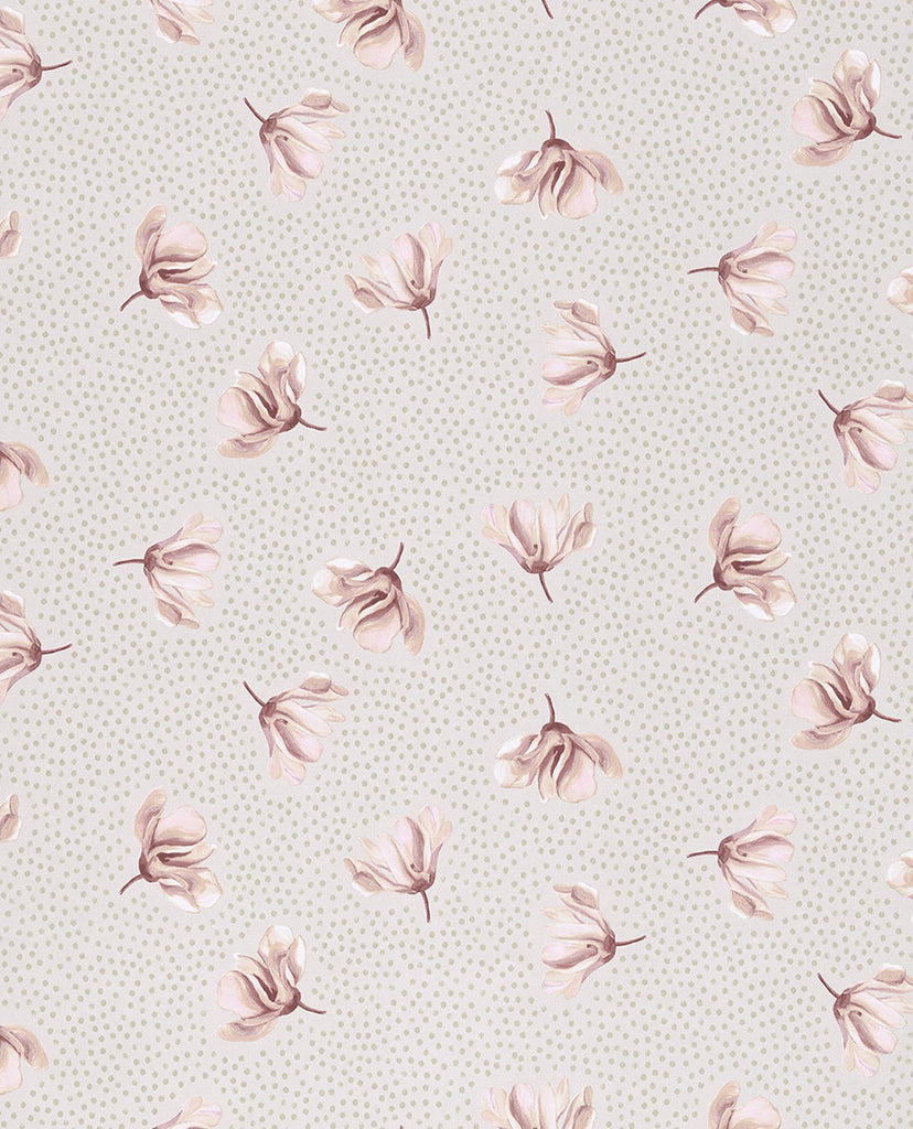 Brewster Home Fashions Mullein Blush Floral Wallpaper