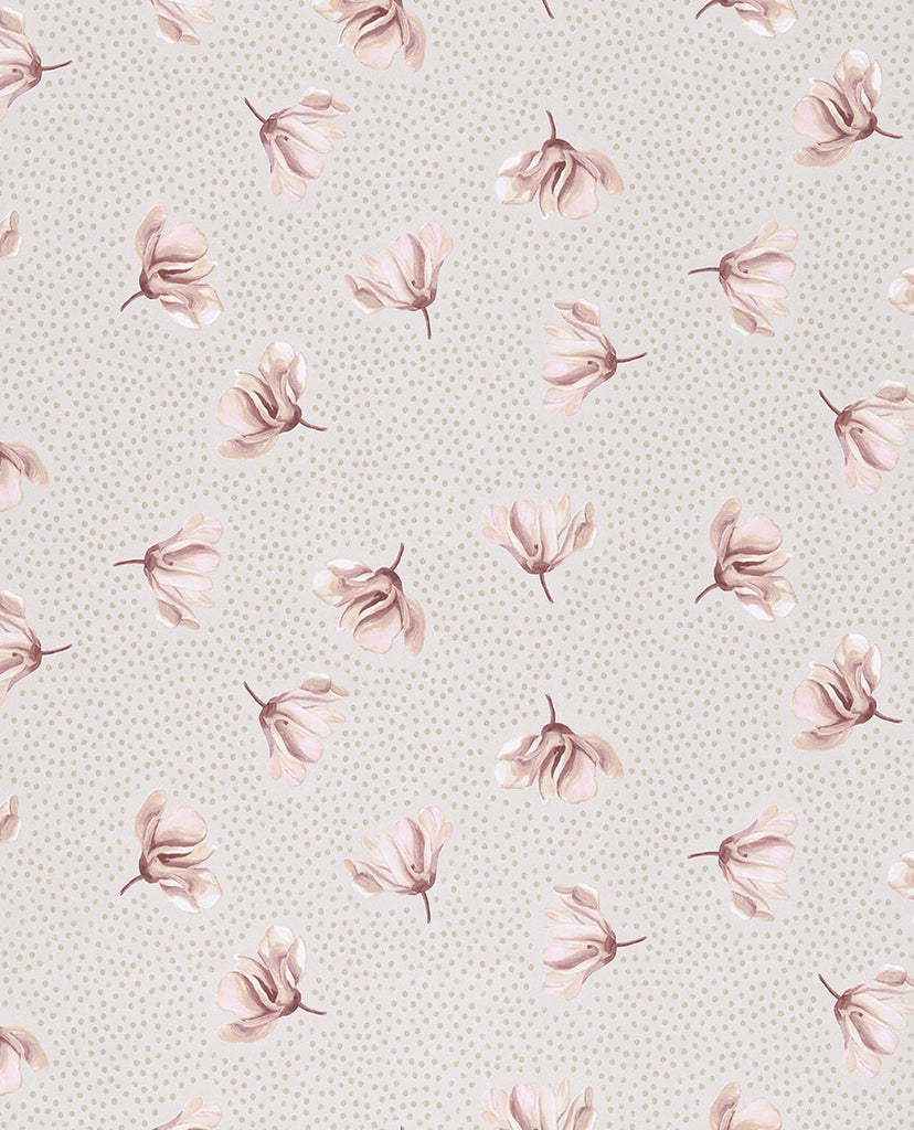 Brewster Home Fashions Mullein Floral Blush Wallpaper