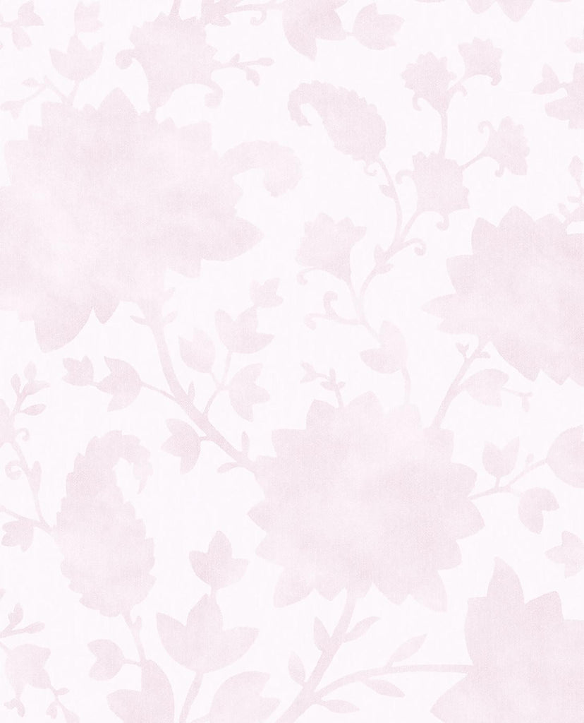 Brewster Home Fashions Avens Floral Light Pink Wallpaper