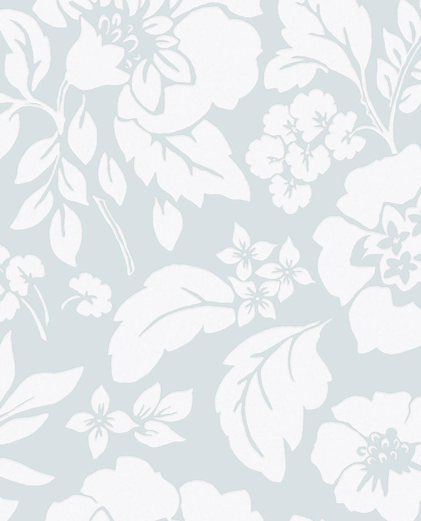 Brewster Home Fashions Avens Floral Mint Wallpaper