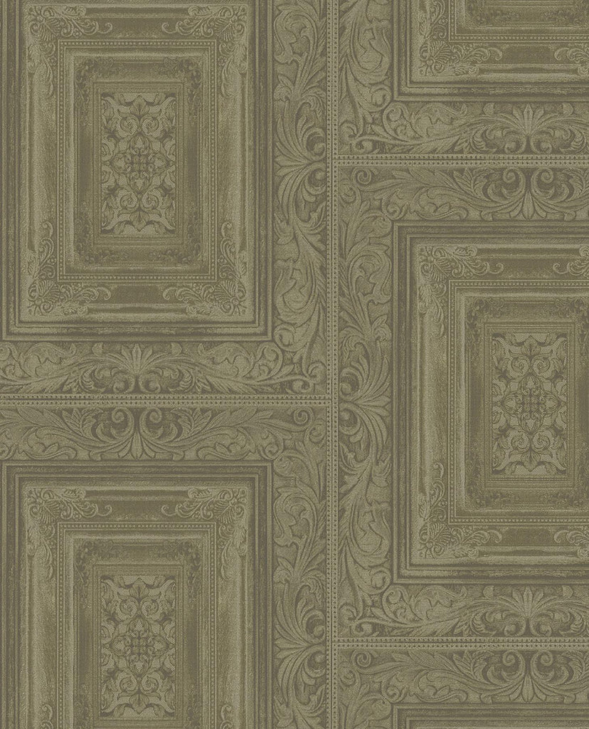 Brewster Home Fashions Olsson Wood Panel Moss Wallpaper