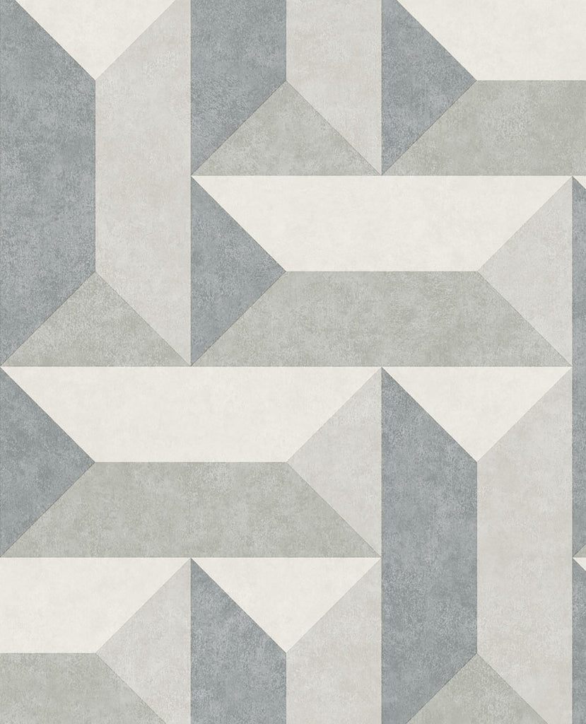 Brewster Home Fashions Sigge Geometric Slate Wallpaper