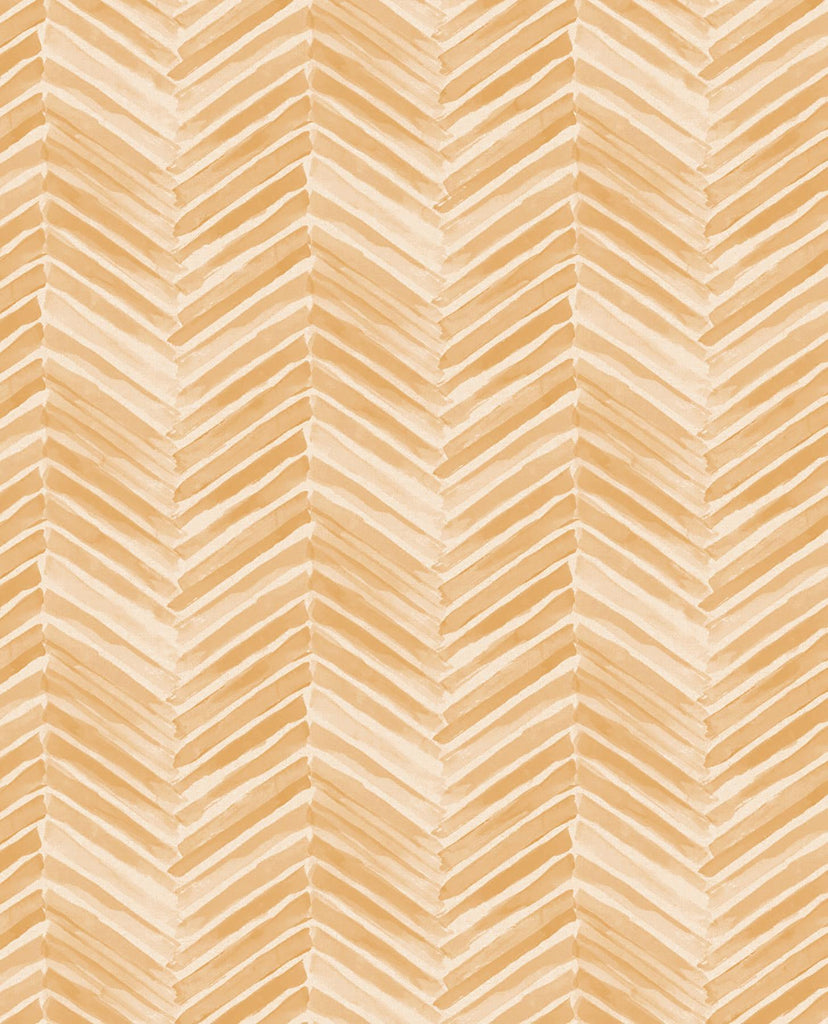 Brewster Home Fashions Tilde Wheat Chevron Wallpaper