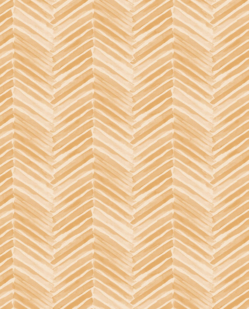 Brewster Home Fashions Tilde Chevron Wheat Wallpaper