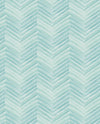 Brewster Home Fashions Tilde Turquoise Chevron Wallpaper