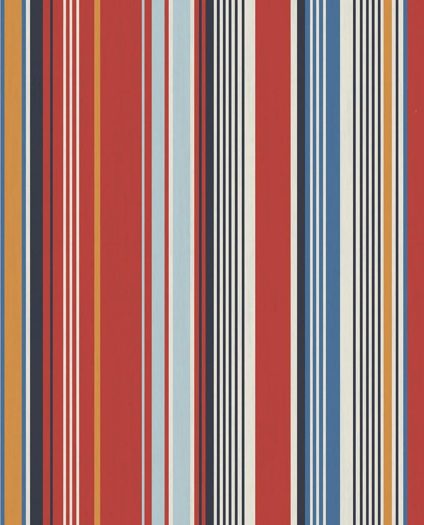 Brewster Home Fashions Svea Red Stripe Wallpaper