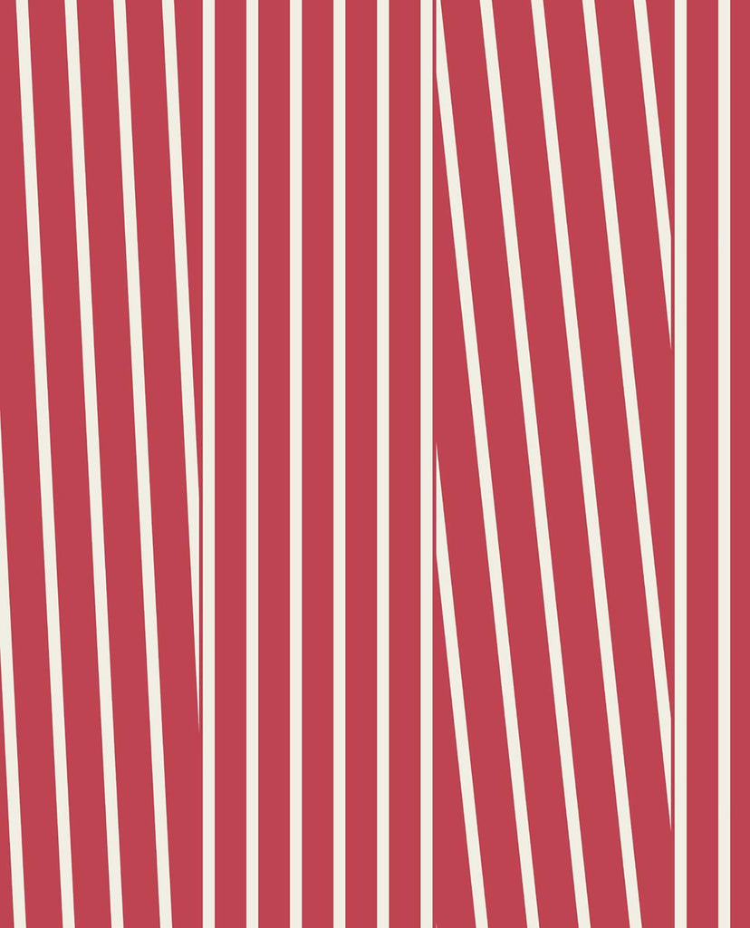 Brewster Home Fashions Maryam Red Modern Stripe Wallpaper