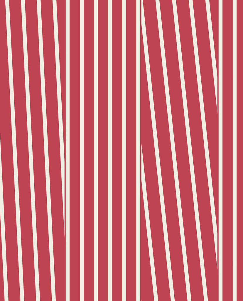 Brewster Home Fashions Maryam Modern Stripe Red Wallpaper